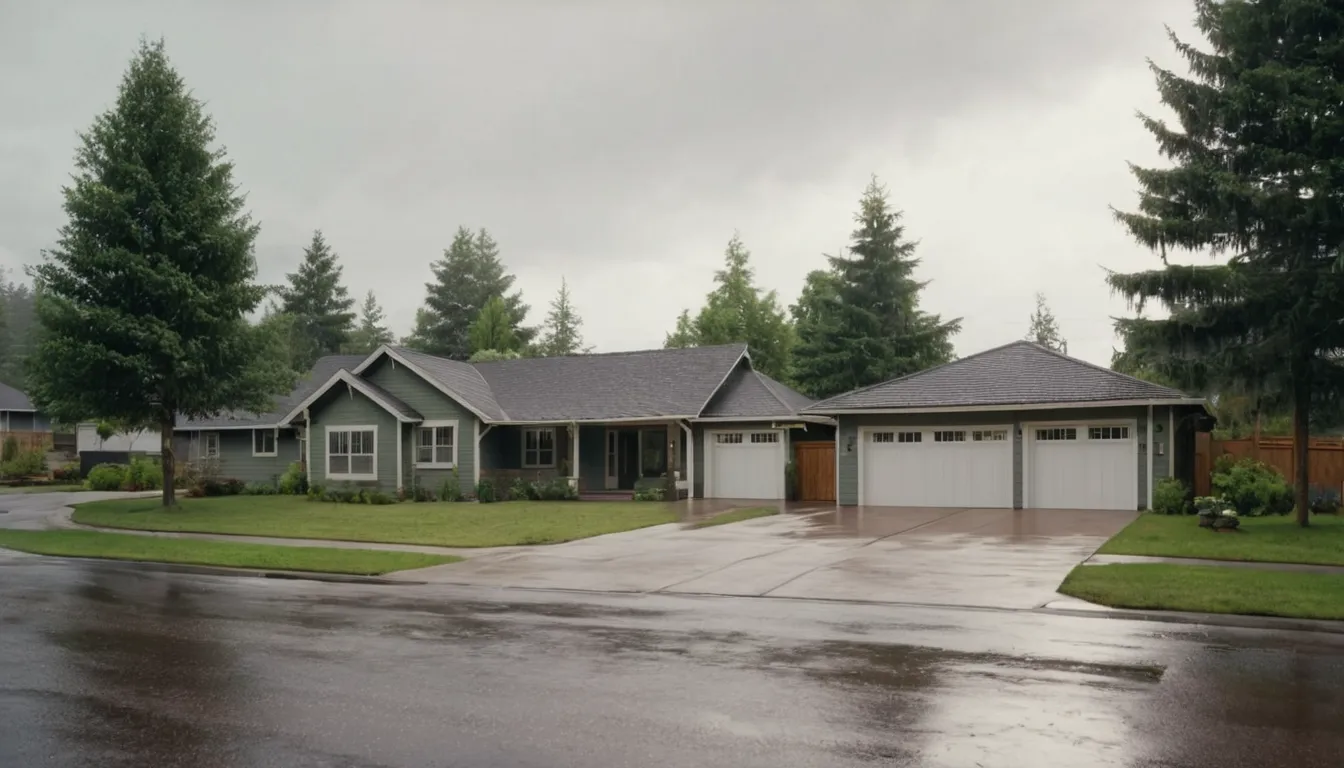 A neighborhood of older bungalow and ranch homes in the Salem Lakes area